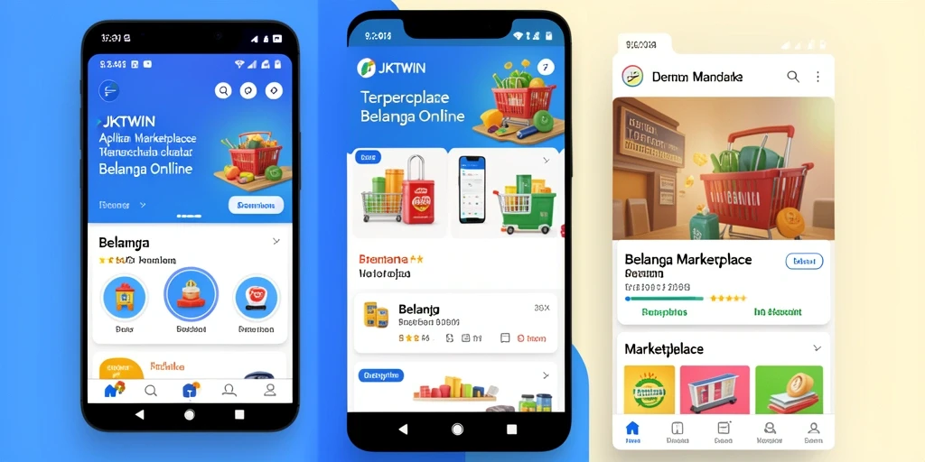 Tampilan antarmuka JKTWIN yang menarik untuk belanja online.