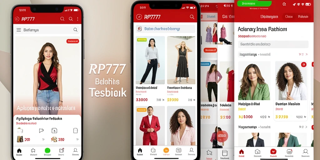 Tampilan antarmuka RP777 yang menarik dan mudah dinavigasi.