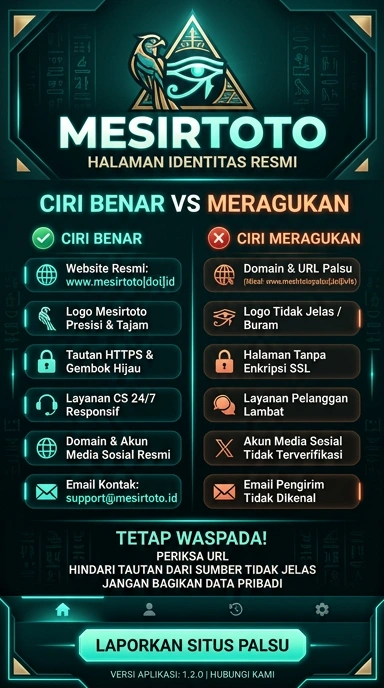 Halaman Resmi Mesirtoto untuk Pengguna Android Indonesia